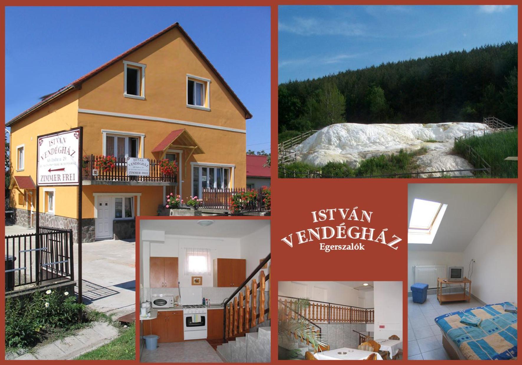 István Vendégház Hotel Egerszalók Exterior foto